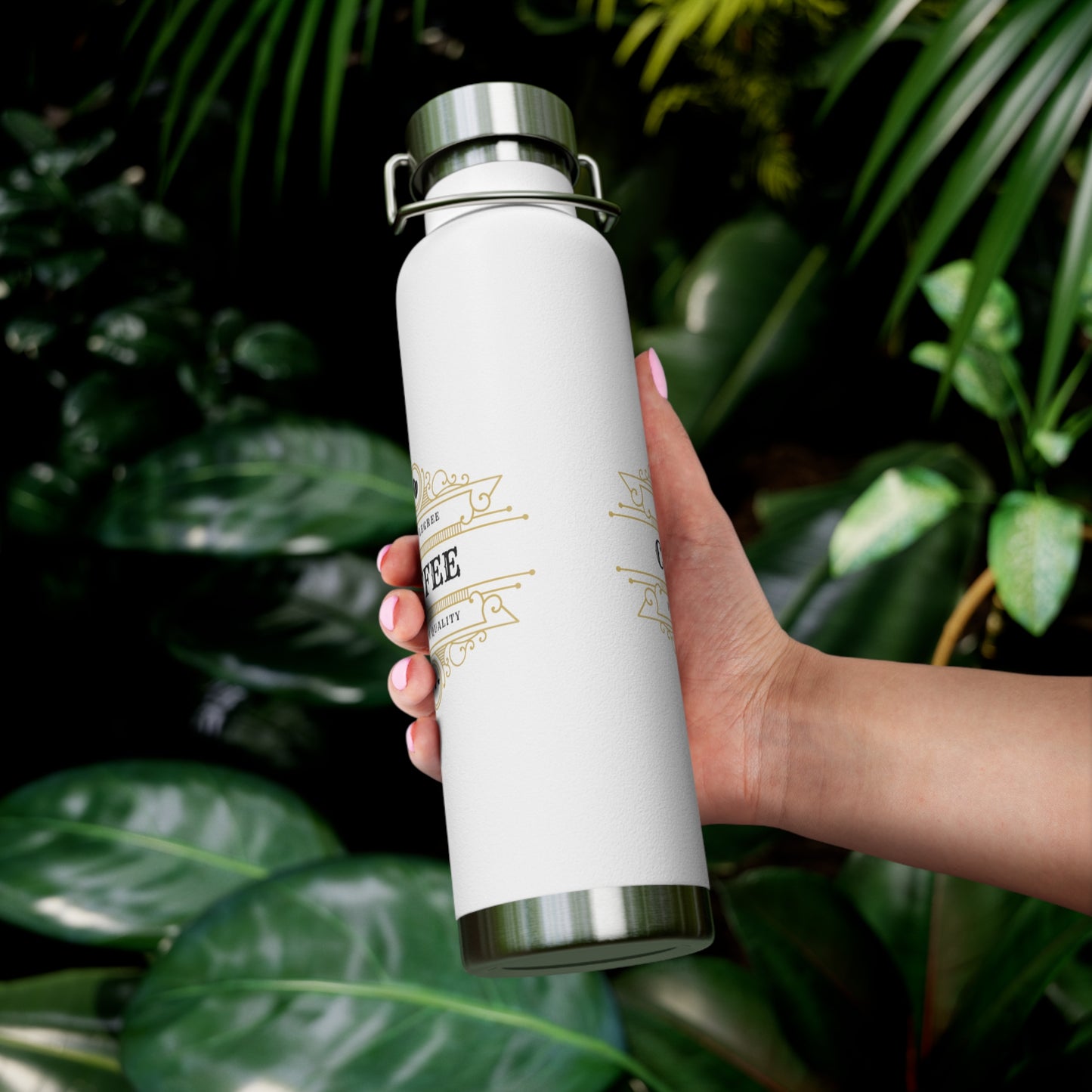 Stylish 22oz Copper Insulated Water Bottle – Perfect for Coffee Lovers & Outdoor Adventures